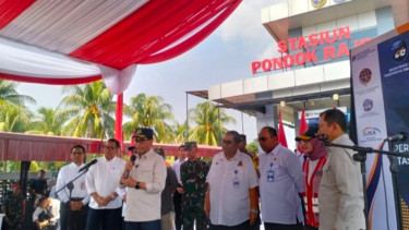 Sudah Diresmikan, Penumpang Bisa Naik-Turun KRL di Stasiun Pondok Rajeg per Hari Ini