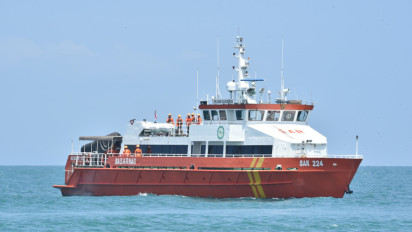 Basarnas Gelar Simulasi SAR Gempa dan Tsunami di Pantai Anyer