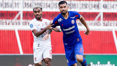 Hasil Liga 1 2024/2025: Gol Pemain Timnas Indonesia Tak Mampu Selamatkan Malut United dari Kekalahan Kontra Arema FC