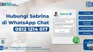 Virtual Assistant Sabrina BRI akan banyak membantumu dalam memberikan informasi produk, merchant, hingga info transaksi perbankan.