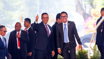 Anies Sempat Dicuekin dan Tidak Disalami Iriana Jokowi di Pelantikan Presiden Prabowo