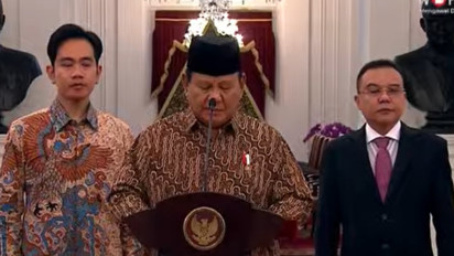 Daftar Susunan Menteri Kabinet Kabinet Merah Putih Prabowo, Ada Mayor Teddy hingga Budi Gunawan