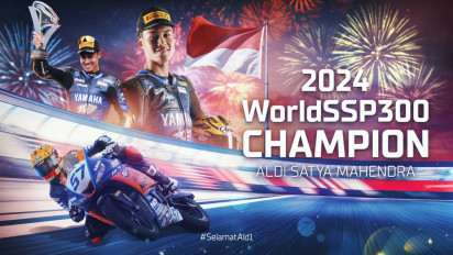 Ukir Sejarah, Pembalap Indonesia Aldi Satya Mahendra Resmi Jadi Juara Dunia Supersport 300 2024