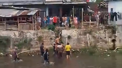 Bocah Kelas 2 SD di Kota Malang Ditemukan Tenggelam saat Mandi di Sungai Brantas