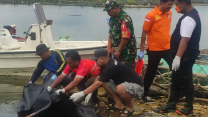 Hanyut 28 Hari, Jenazah Mbah Tamri Ditemukan Mengapung di Bendungan Kebon Klopo Sumberpucung Malang