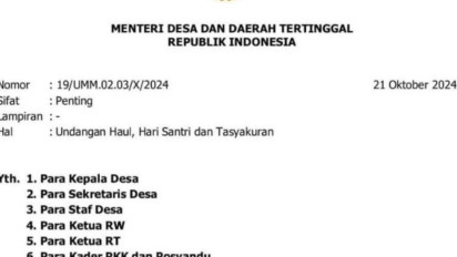 Heboh Mendes Yandri Susanto Diduga Gunakan Kop Surat Kementerian untuk Acara Keluarga, Mahfud MD: Ini Keliru