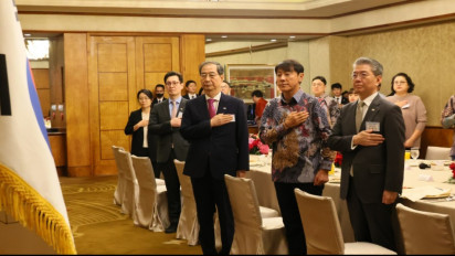 Hadiri Pelantikan Presiden Prabowo, Perdana Menteri Korea Selatan Jenguk Shin Tae-yong