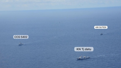 Bakamla RI Usir Kapal China Coast Guard di Laut Natuna Utara