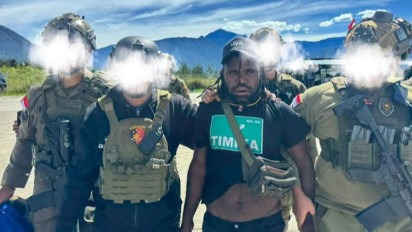 Penampakan Anggota KKB Mairon Tabuni yang Ditangkap, Ternyata Ini Jejak Buruk Pelaku dalam Kasus Penembakan Pedagang di Ilaga