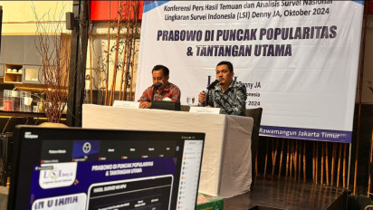 Survei LSI Denny JA: Popularitas Prabowo Melesat karena Makan Bergizi Gratis