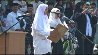 Ribuan Santri Ikrarkan Perangi Narkoba dan Tangkal Paham Radikalisme 