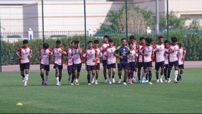 Cara Kotor Tim Timur Tengah Mulai Muncul, Momen Timnas Indonesia U-17 Latihan Bersandingan dengan Kuwait U-17