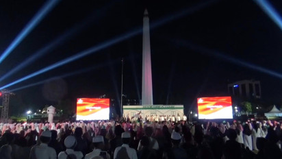 Drama Kolosal Resolusi Jihad NU Meriahkan Peringatan HSN di Tugu Pahlawan