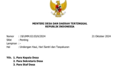 Soal Surat Undangan Haul Berkop Kemendes, Mendes PDT Yandri: Terima Kasih Pak Mahfud MD Sudah Mengkritik