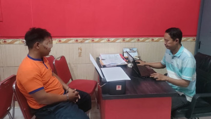 Nyaris Sekarat Dihajar Massa, Pencuri Aki Mobil di Kepatihan Gresik Diamankan Polisi