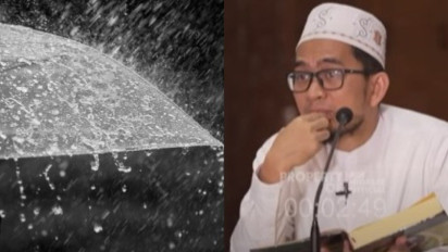 Kalau Ada Hujan Turun di Malam Jumat, Ustaz Adi Hidayat Tegaskan Segera Ambil Benda ini dan Baca Surat Pendek...