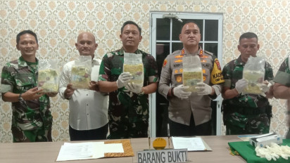 Disangka Roti, Nelayan Karimun Temukan Sabu Sembilan Kilogram saat Mencari Kepiting