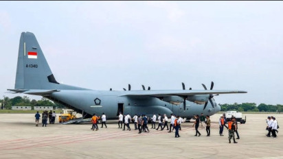 Super Hercules yang Bawa Menteri dan Wamen ke Magelang Jalani Akmil juga Digunakan ke Gaza
