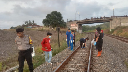 Pria Tanpa Identitas Tertemper KA Taksaka di Jalur Hulu Sentolo-Rewulu Kulon Progo