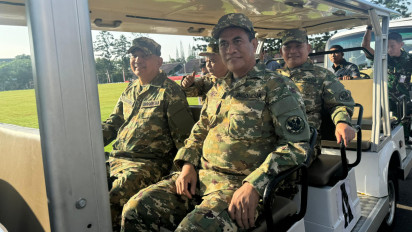 Mentan Amran, Menhan Sjafrie, Penasihat Khusus Presiden RI Dudung Kompak dalam Acara Pembekalan Khusus Para Menteri