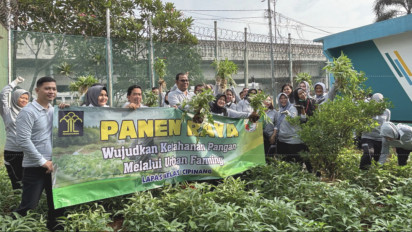 Lapas Cipinang Dukung Ketahanan Pangan Melalui Urban Farming dan Bakti Sosial