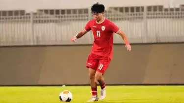 Gelandang tim nasional Indonesia U-17 Lucas Lee