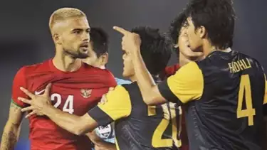 Diego Michiels saat Memperkuat Timnas Indonesia