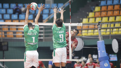 Kalah dari Ganevo Yogyakarta, Tim Voli Putra Eka Mandiri Salatiga Degradasi ke Livoli Divisi 1