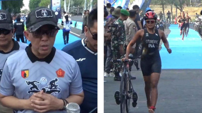 International Triathlon Piala Panglima TNI, Pangdam V/Brawijaya : Ajang Jaring Atlet dan Uji Kemampuan Fisik Prajurit