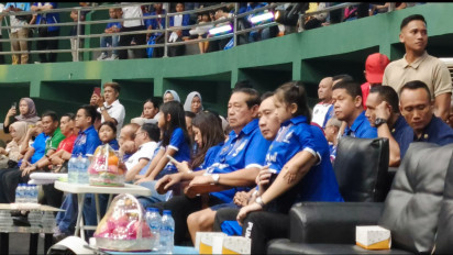 Dampingi Lavani Navy, SBY Tonton Langsung Final Livoli Divisi Utama 2024 Putaran Pertama di GOR Pakansari Bogor