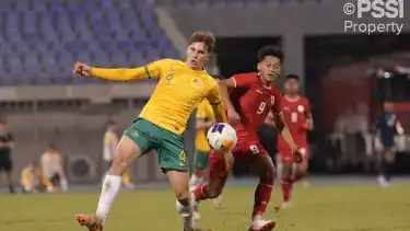 Timnas Indonesia U-17 melawan Australia.