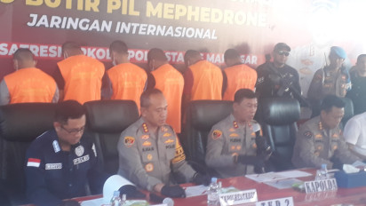 Enam Tersangka Pengedar Narkoba Jaringan Internasional Berhasil Diringkus di Makassar