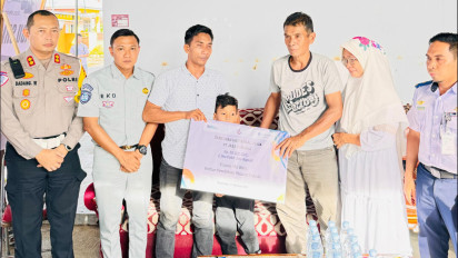 Seluruh Korban Kecelakaan Pesawat SAM Air di Gorontalo Terima Santunan Jasa Raharja