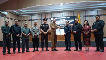 DPRD Dan Pemkab Kotim Setujui APBD Perubahan 2024