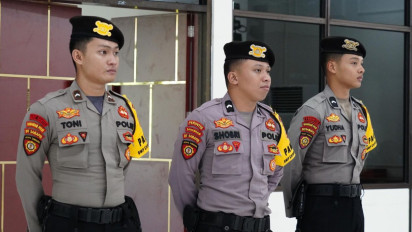 Polda Jateng Turunkan Ratusan Personel Amankan Debat Perdana Pilkada Jawa Tengah