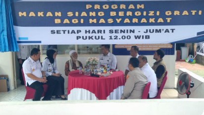 Griya Warada Banten Beri Makan Siang Gratis, Inovasi Kemenkumham Banten Peduli Sesama