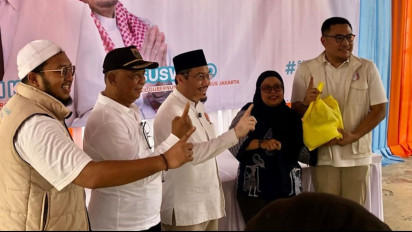 Suswono dan Relawan Pengusaha Pejuang Bersatu Gelar Tebus Murah