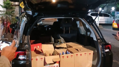 Razia Miras Digencarkan, Polres Bantul Kembali Sita 129 Botol Miras Ilegal
