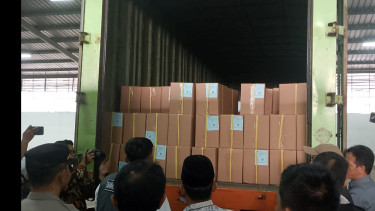 KPU Kota Bandung Terima 3,8 Juta Lembaran Surat Suara Pilkada 2024