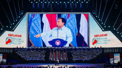 Orasi Membara Prabowo di GSN! Indonesia Ingin Jadi Mitra yang Baik Semua Negara: Tapi Kita Tidak Mau Jadi ‘Kacung’ Kalian