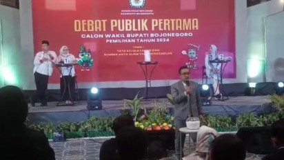 KPU Bojonegoro Kembali Tunda Debat Terbuka Kedua Paslon Bupati