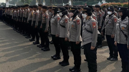 Ribuan Personel Gabungan Siaga Amankan Aksi Reuni 411 di Depan Istana Negara