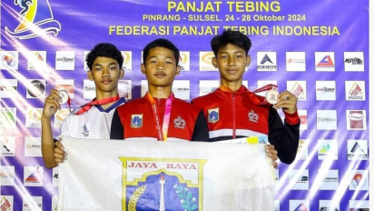 Panen Medali di Kejuaraan Nasional Kelompok Umur, FPTI: Bangga Buat Capaian  PPOP Panjat Tebing DKI Jakarta