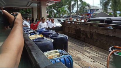 2 Tersangka Ditangkap Polda Bengkulu, Sehari Timbun 1 Ton BBM Subsidi