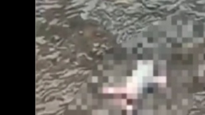 Nahas! Jasad Bayi Perempuan Ditemukan di Aliran Sungai Cipaganti, Ari-ari Diikat Tali Sepatu