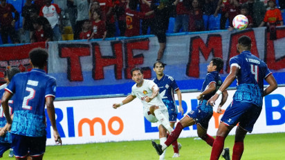 Ezra Walian Akui Tendangan Roket Mirip dengan Gol Debut di PSM 