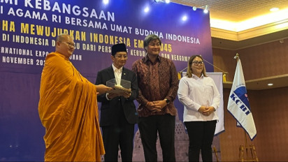 Hadiri Silaturahmi KCBI, Menang dan Menbud Kolaborasi Pengelolaan Candi Buddha Menuju Indonesia Emas 2045