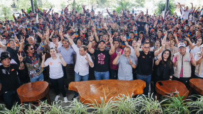 Pasangan Wenny-Michael Maju Pilwalkot Tomohon, Ketum PSI Kaesang Pangarep Sampaikan Pesan Khusus