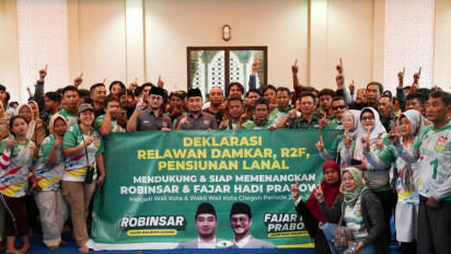 Dinilai Miliki Program Kerja Mumpuni, Purnawirawan TNI AL Beri Dukungan Pasangan Robinsar-Fajar