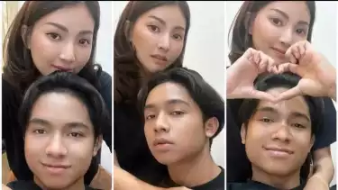 Potret Sarwendah dan Betrand Peto